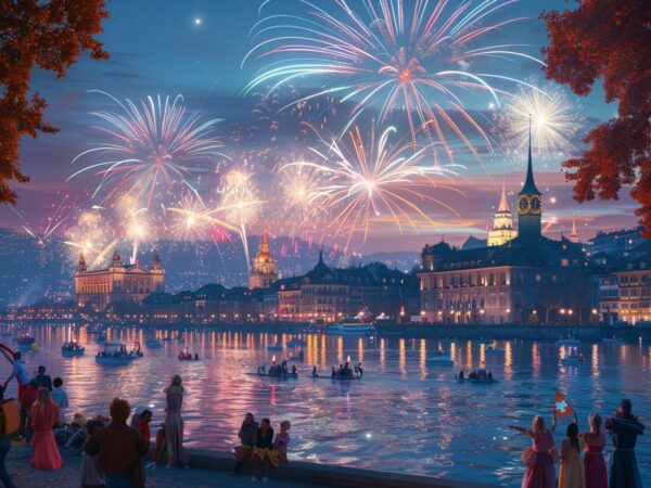 Foule enthousiaste profitant d'un festival de musique en plein air à Genève, illustrant l'ambiance festive et les conseils d'experts pour une expérience mémorable en 2023.